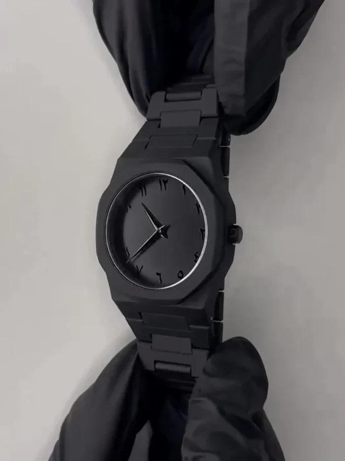 Men's watch Arabic black Aura