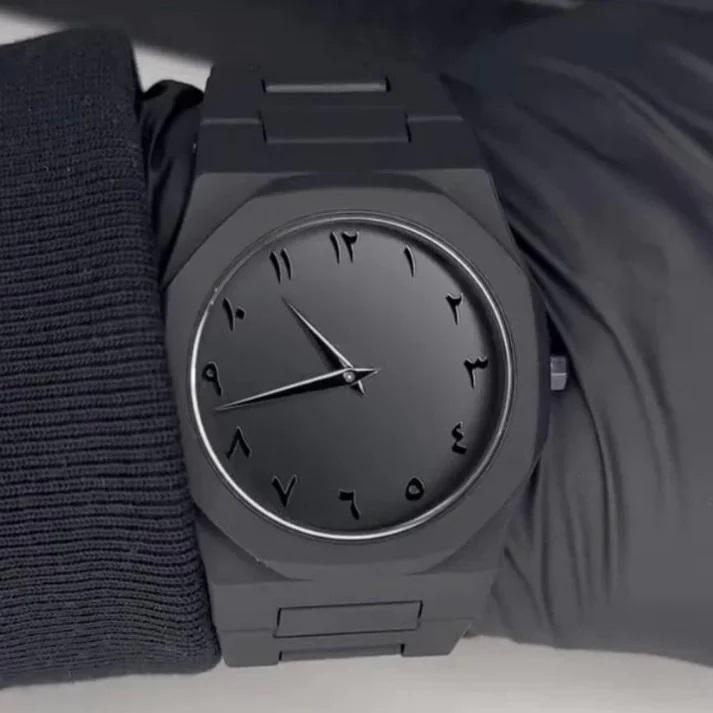 Men's watch Arabic black Aura